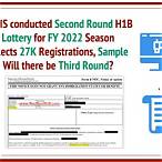 h1b lottery 2022 second round